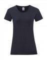 Dames T-shirt Iconic Fruit of the Loom 61-432-0 Deep Navy